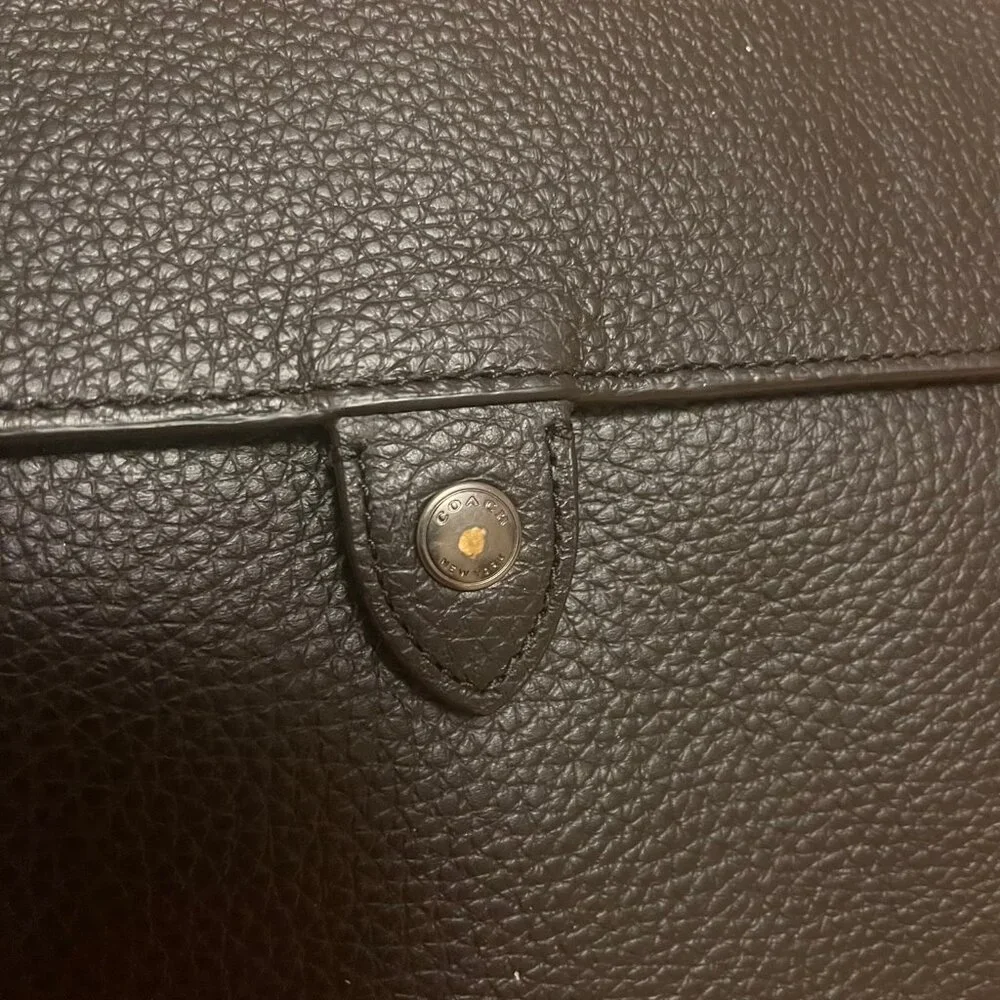 Coach full grain pebbled leather Tablet Sleeve